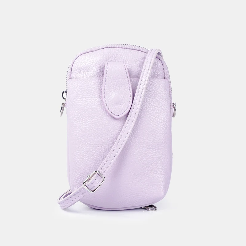 Bolsos para de móvil de piel morado Cintia