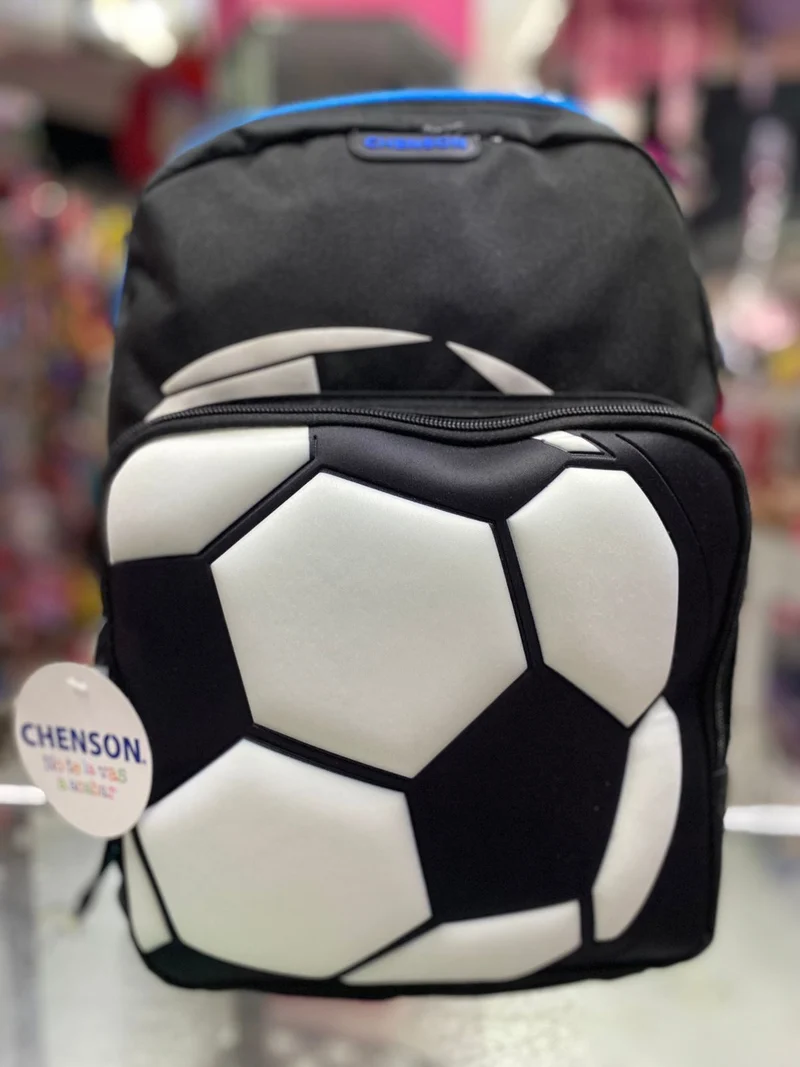 Mochila primaria balón de futbol Chenson