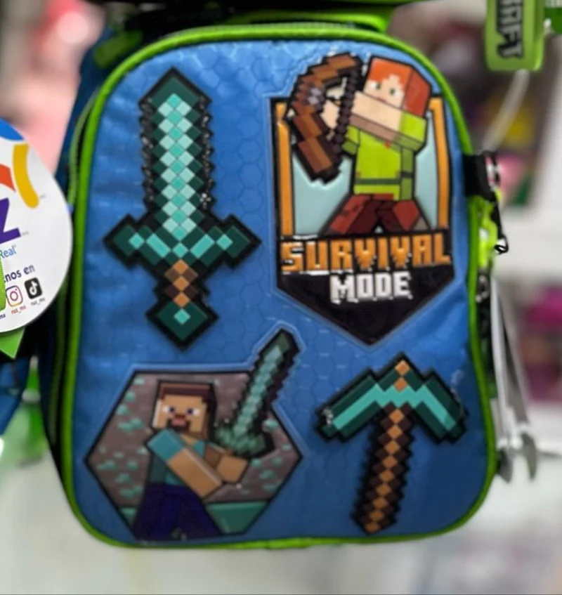 Lonchera Minecraft survival Ruz