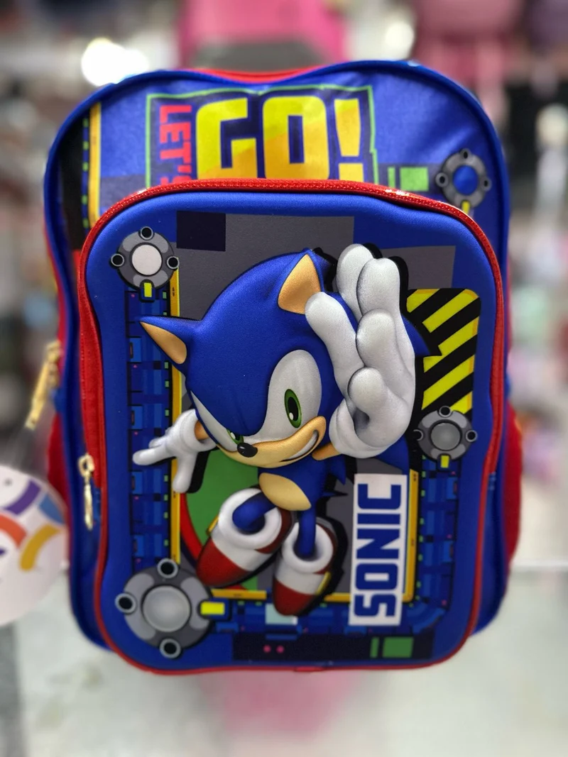 Mochila kinder Sonic lets go Ruz