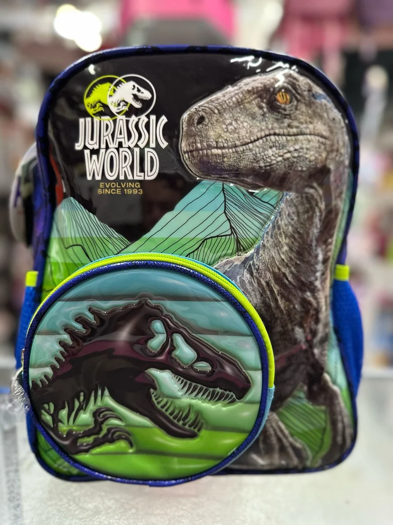 Mochila kinder Jurassic world Ruz