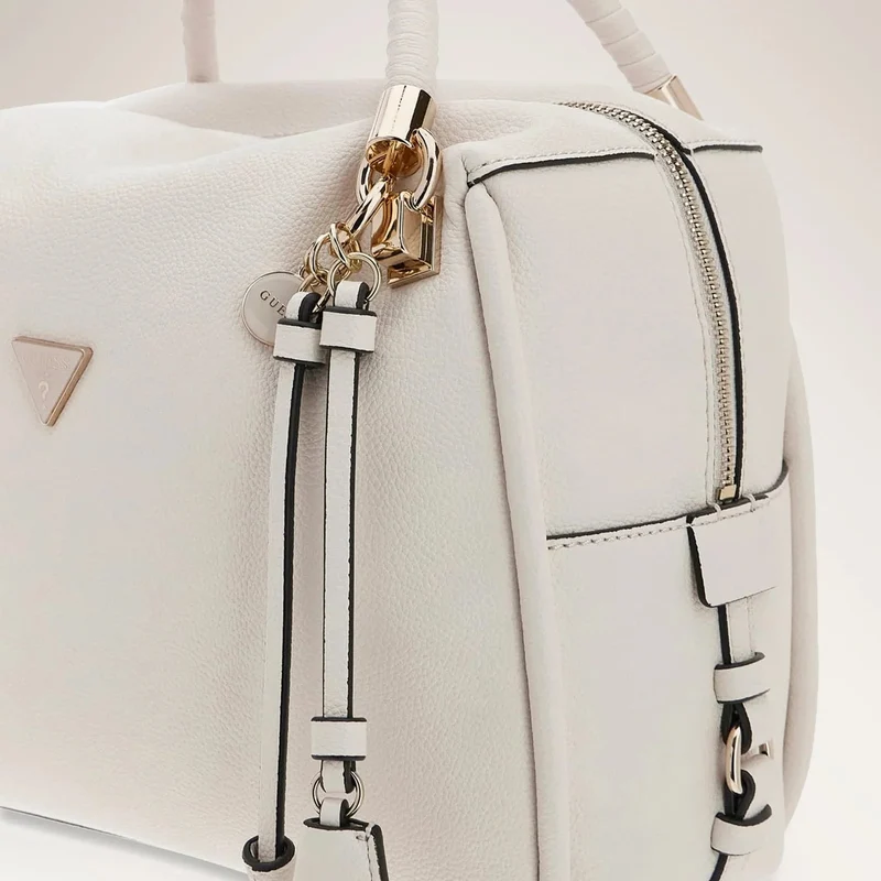 Bolso GUESS N Danya Satchel BG991806 Off White