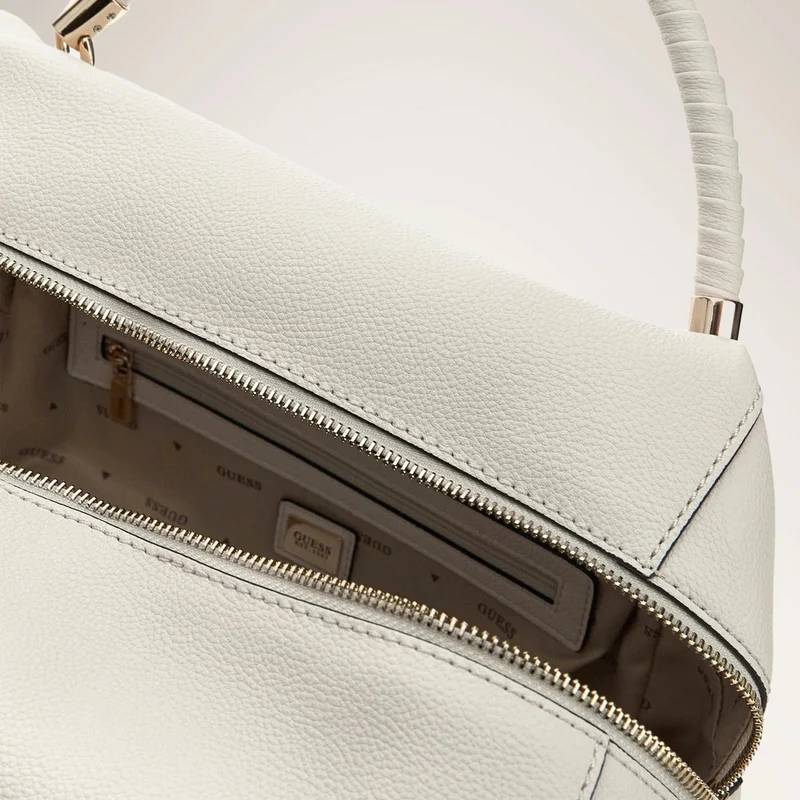 Bolso GUESS N Danya Satchel BG991806 Off White