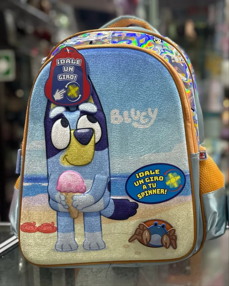 Mochila primaria Bluey playa fotorama