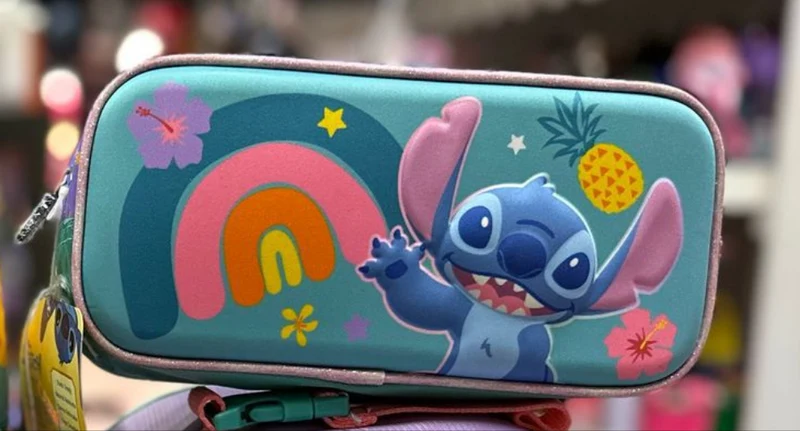 Lapicera Stitch Fluffy Ruz