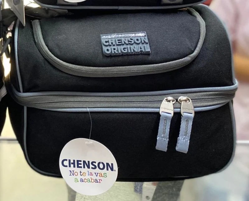 Lonchera juvenil clásica negro Chenson