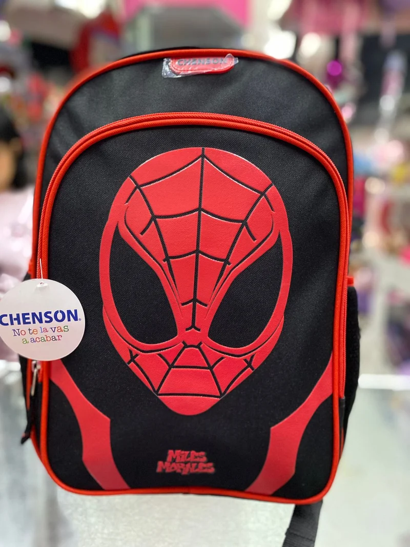 Mochila primaria cara de Miles amorales Chenson