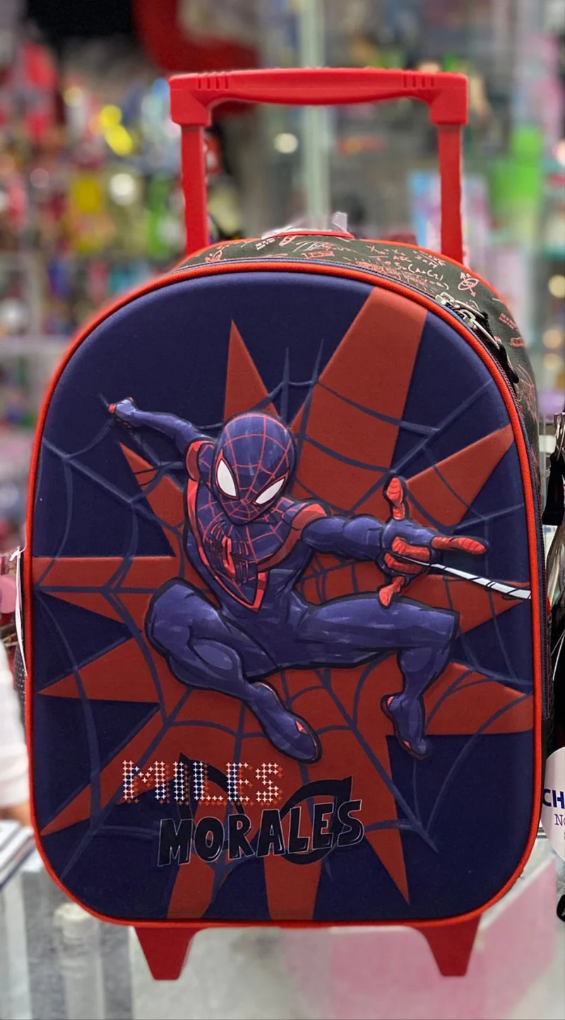 Mochila carro kinder Miles Morales Chenson