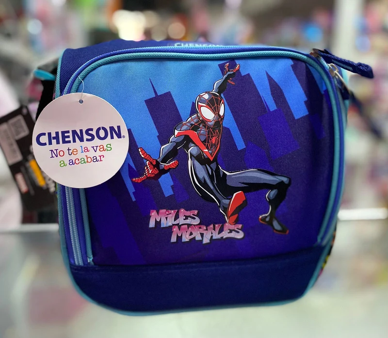 Lonchera Miles Morales ciudad azul Chenson