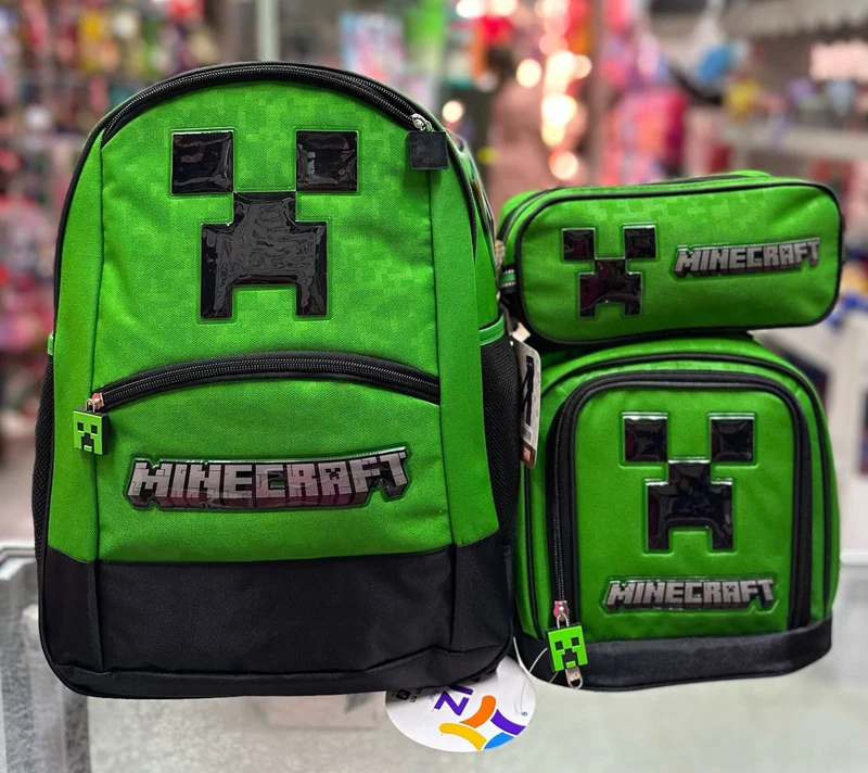 Combo primaria cara de Creeper Ruz