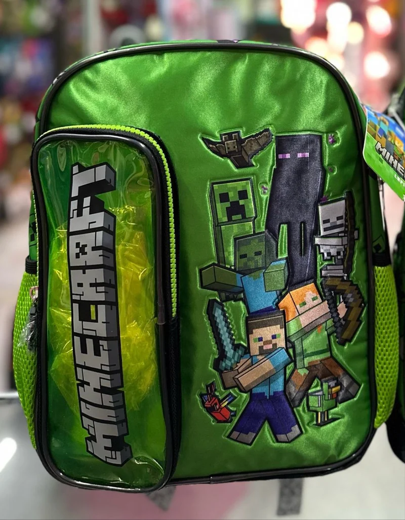 Mochila kinder Minecraft transparente Ruz