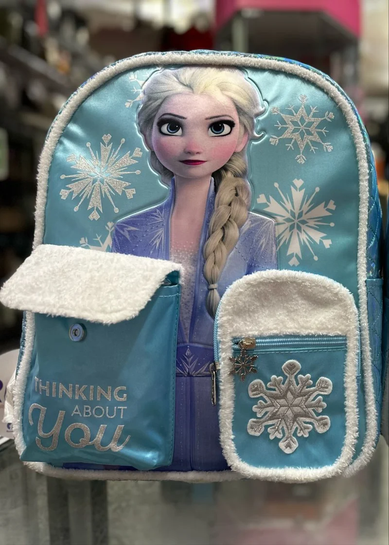 Mochila primario Elsa nieve Ruz