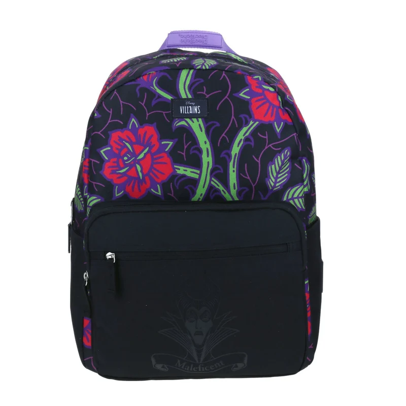 Mochila juvenil maléfica flores Chenson