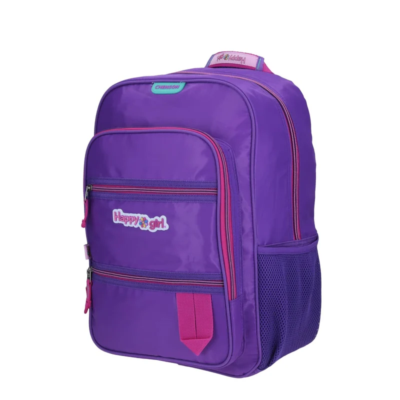 Mochila juvenil happy girl morada Chenson