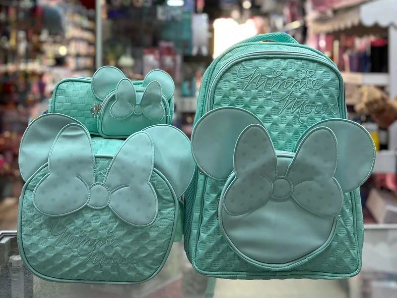 Combo primaria Minnie textura menta Ruz