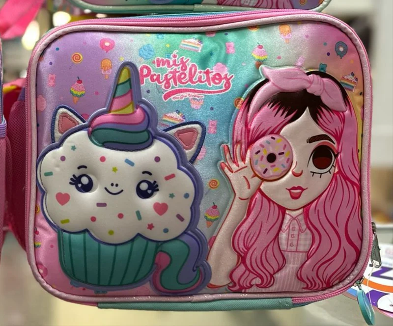 Lonchera mis pastelitos cupcake Ruz