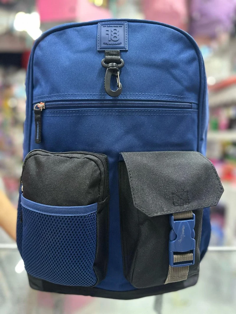 Mochila juvenil broches azul Chenson
