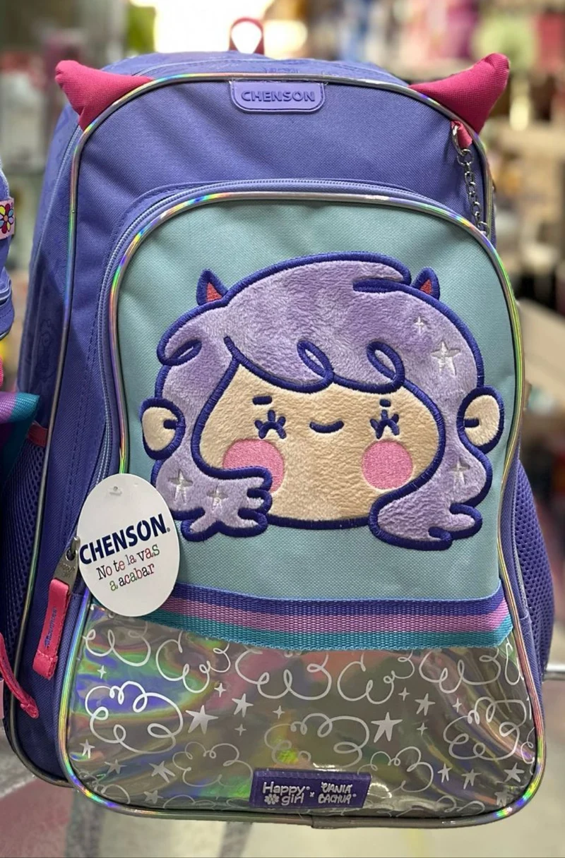 Mochila primaria Malvina cuernos Chenson