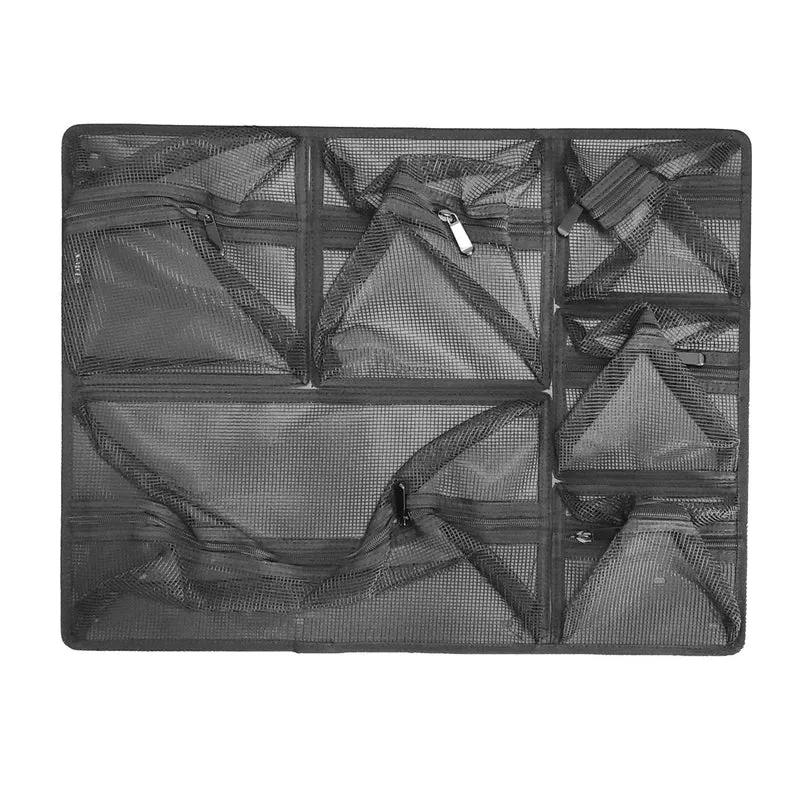 Lid Gear Organizer for Peli 1600 1610 1620 with mesh pockets