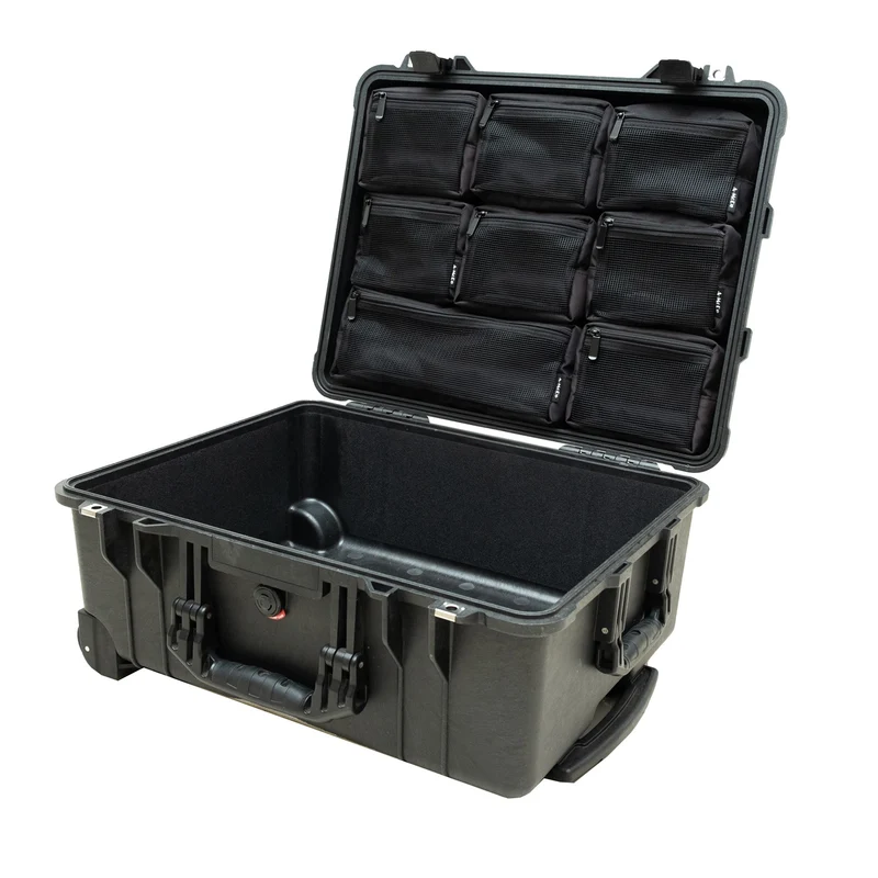 Lid Gear Organizer for Peli 1600 1610 1620 with 8 Pockets