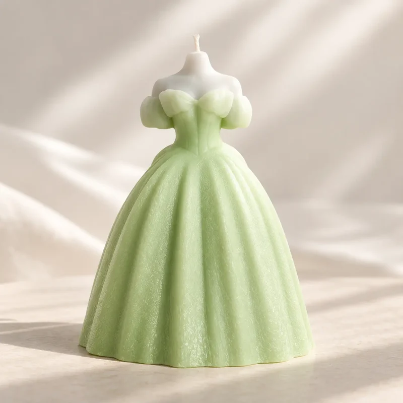 Vestido de Princesa / Novia / Quinceañera (Molde de Silicona)