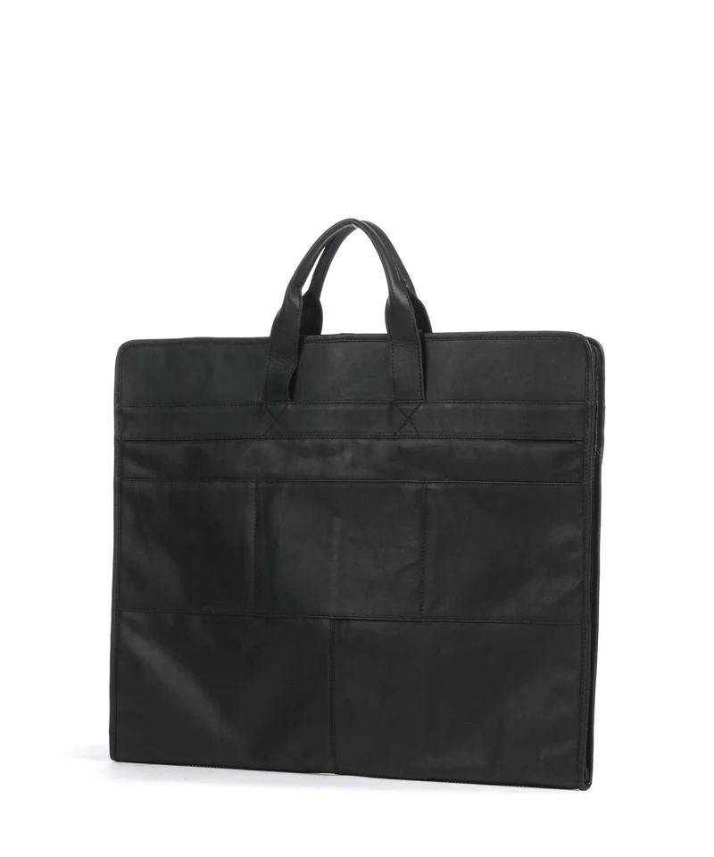 The Chesterfield Brand Wax Pull Up Cow Carson Portatrajes black