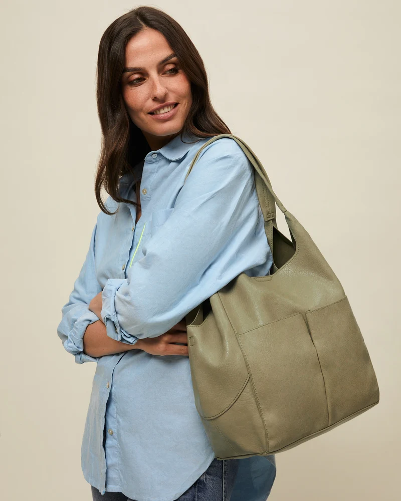 Karanfil bolso de hombro con neceser extraíble