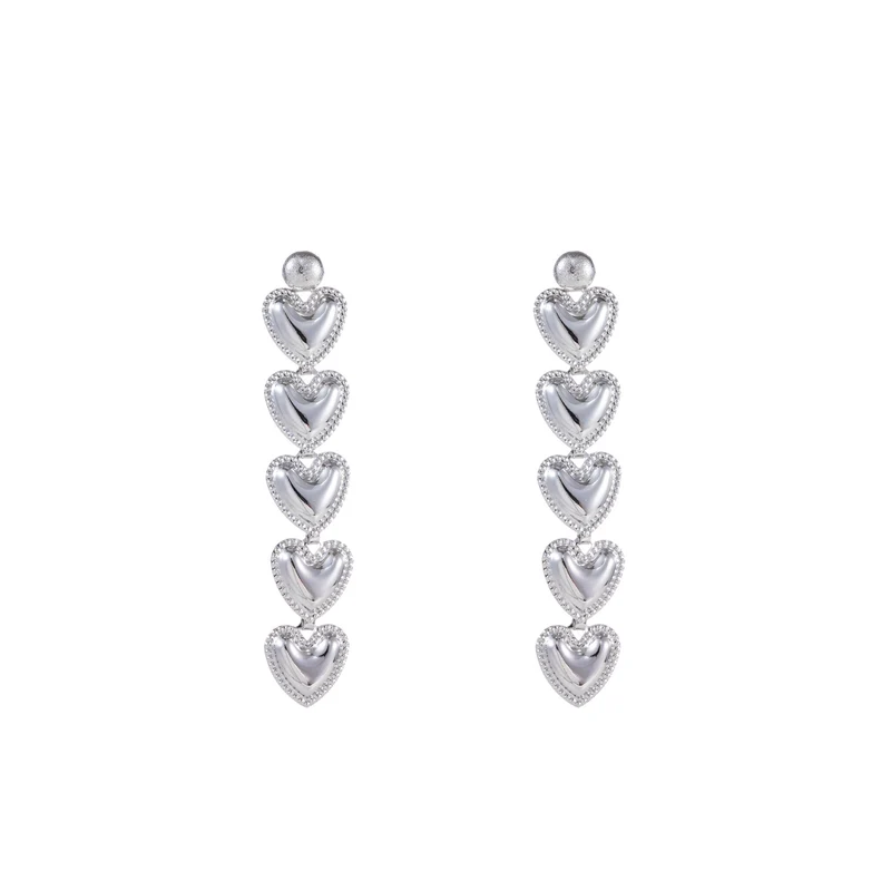 Day & Eve by Go Dutch Label Dangling Hearts Earrings