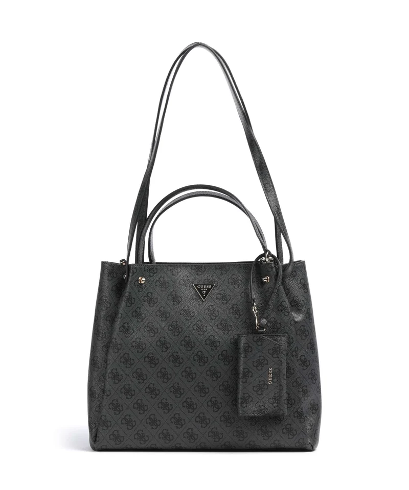 Guess Lorella Girlfriend Logo Bolso de mano coal logo