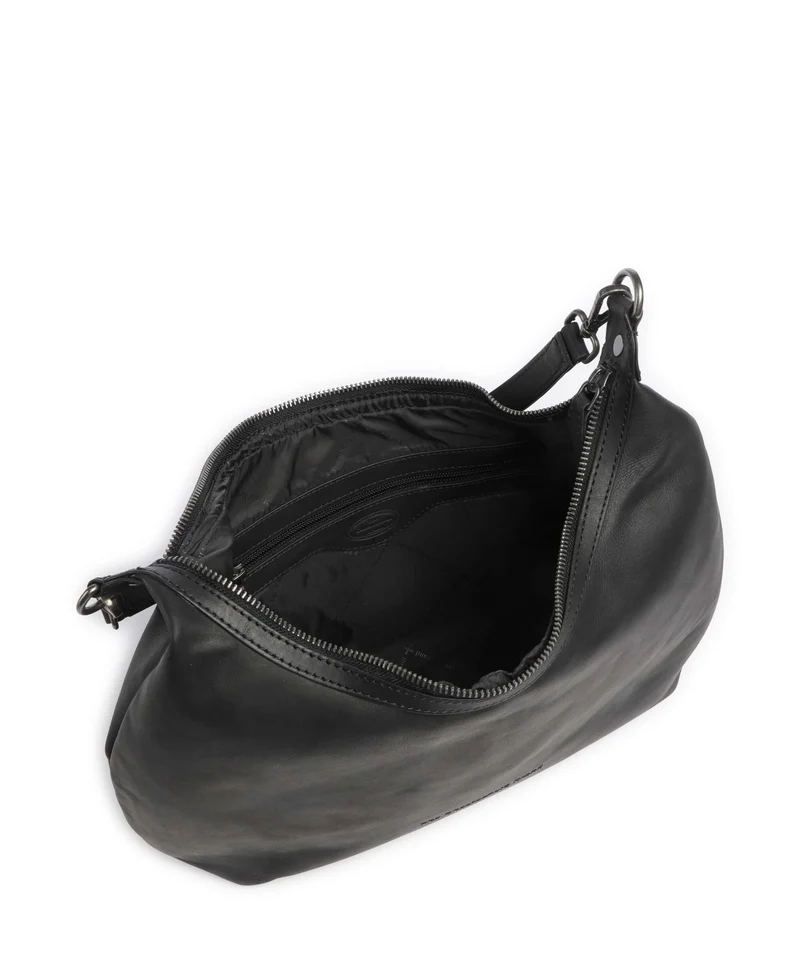 The Chesterfield Brand Wax Pull Up Cow Fierra Bolso de hobo black