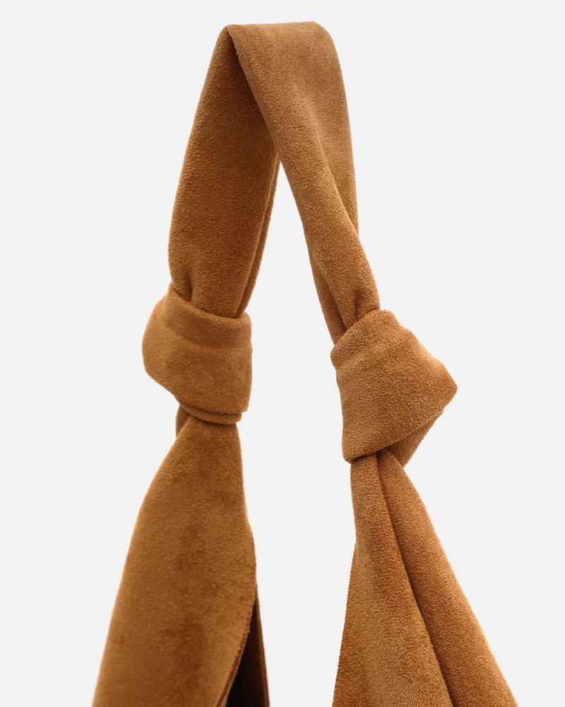 Pologi-1 bolso hobo grande efecto ante con neceser extraíble