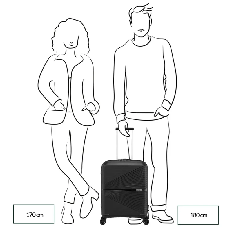 American Tourister Airconic Spinner 55x40x20 Handbagage