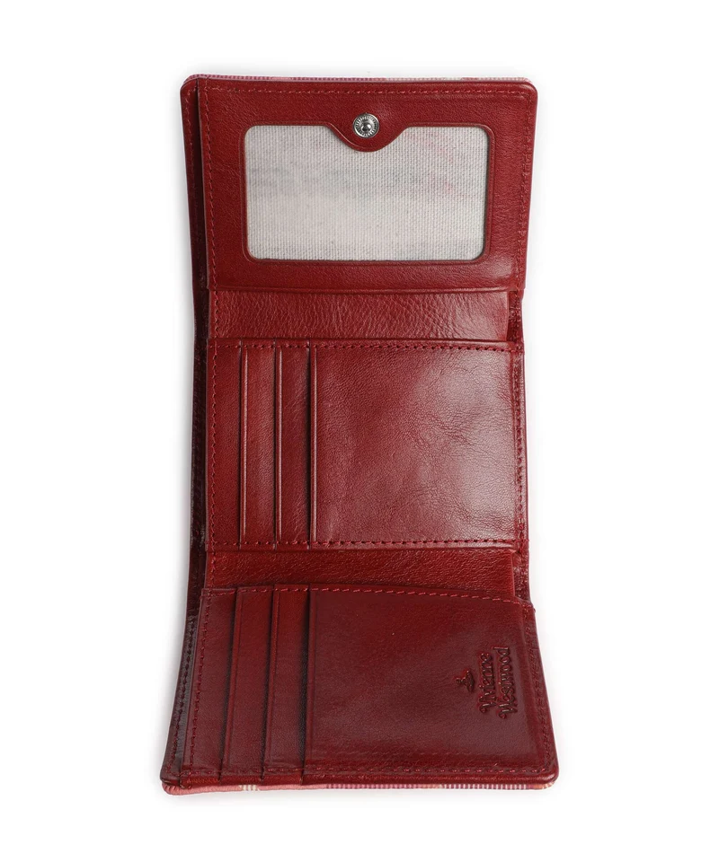 Vivienne Westwood Frame Buccia D'Arancia Small Monedero fraser pink