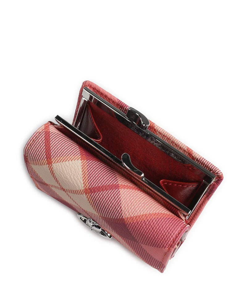 Vivienne Westwood Frame Buccia D'Arancia Small Monedero fraser pink