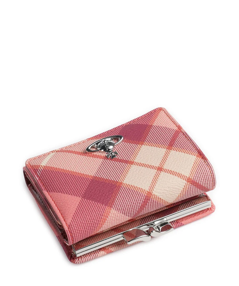 Vivienne Westwood Frame Buccia D'Arancia Small Monedero fraser pink
