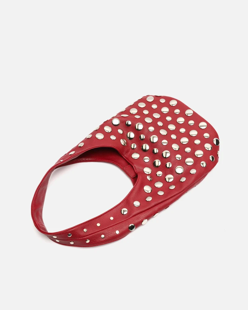 Tudi-1 bolso de hombro pequeño con detalles metálicos ED.