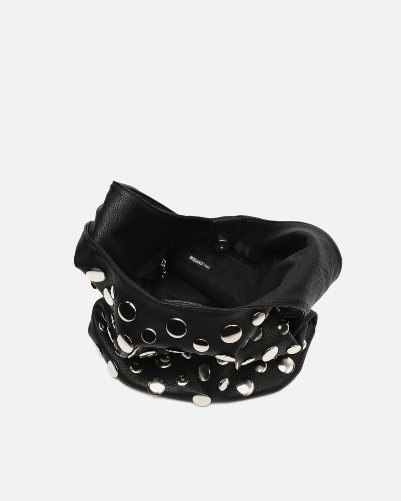Tudi-1 bolso de hombro pequeño con detalles metálicos ED.