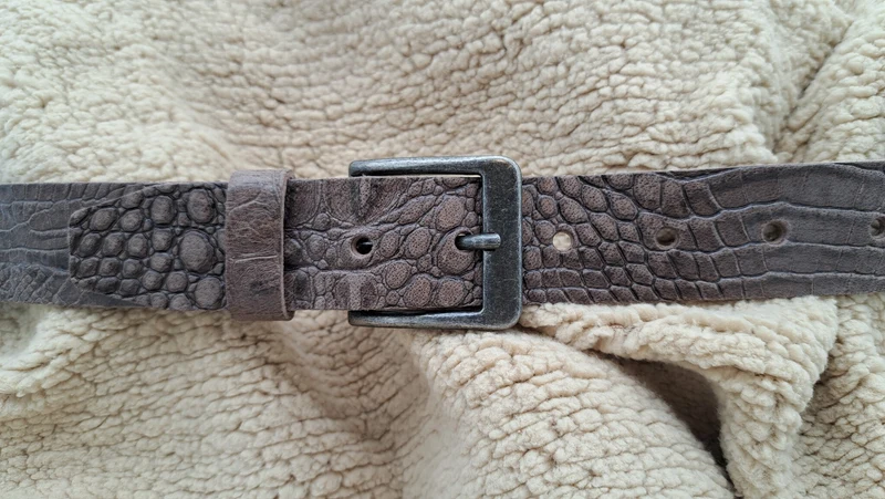 ByMetz Riem Roma Taupe Croco