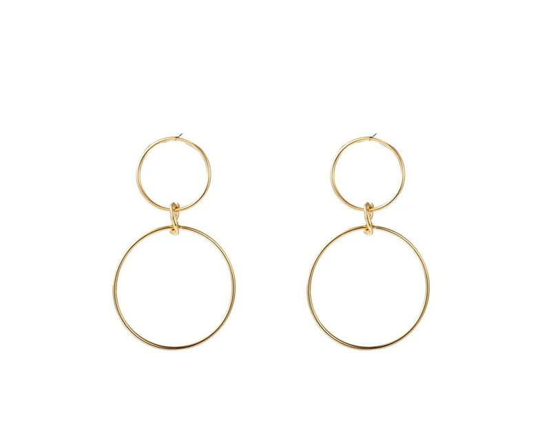 Day & Eve by Go Dutch Label Dangling Hoops