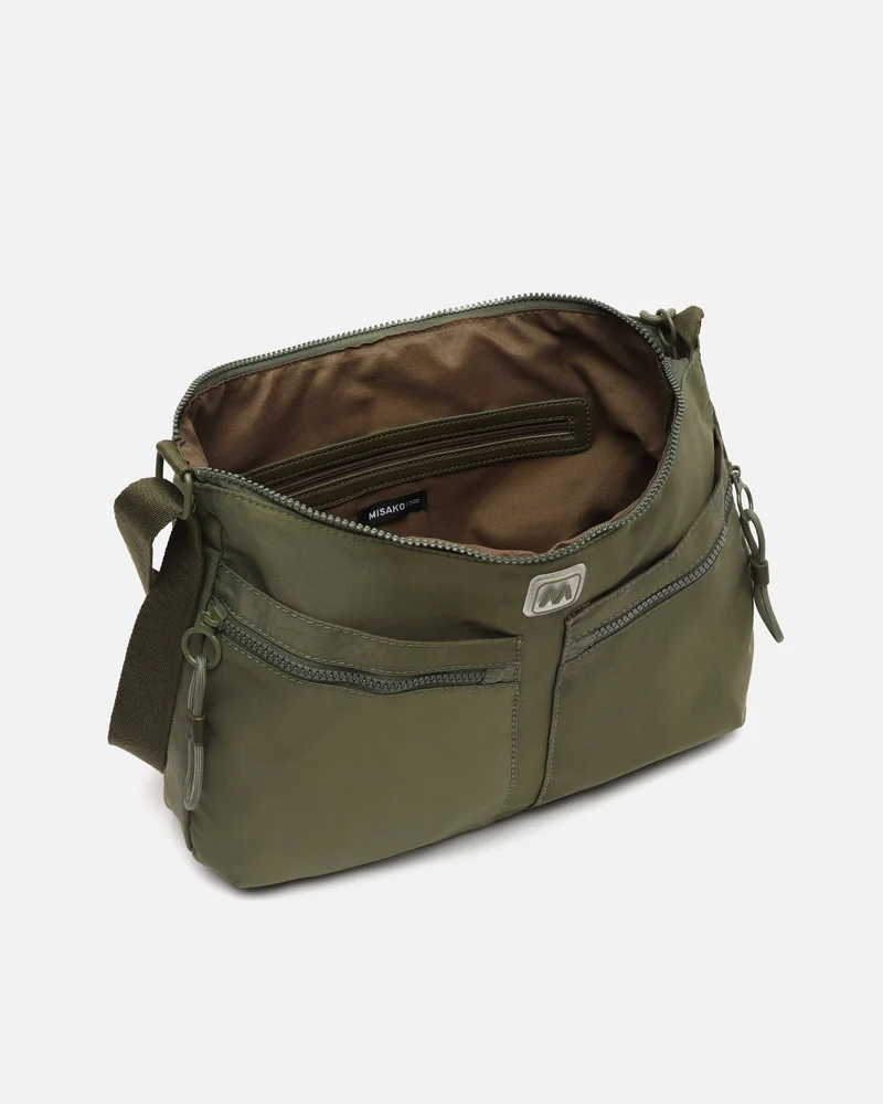 Nire bolso bandolera mediano en nylon ED.