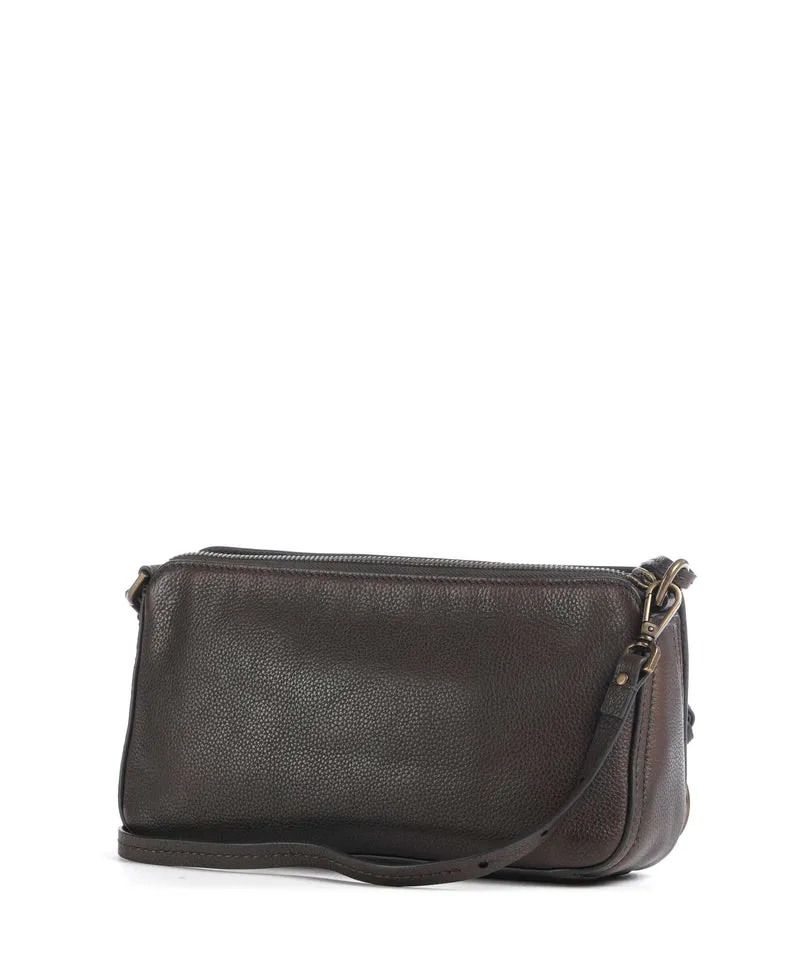 Liebeskind Clarice II Vintage Pebble M Bandolera deep soil