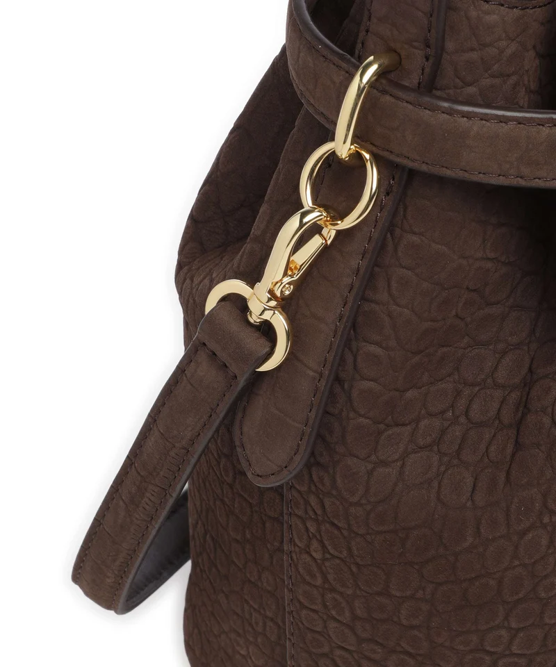 Lauren Ralph Lauren Blaike Medium Bucket bolso de mano chestnut brown