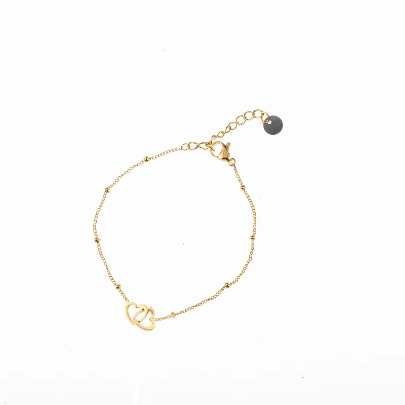 Day & Eve by Go Dutch Label Double Heart Bracelet