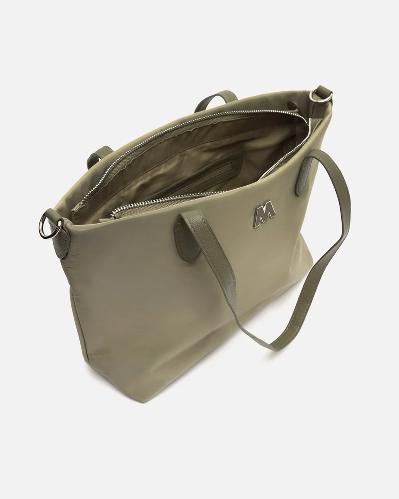Geran bolso shopper de nylon con asa bandolera extraíble