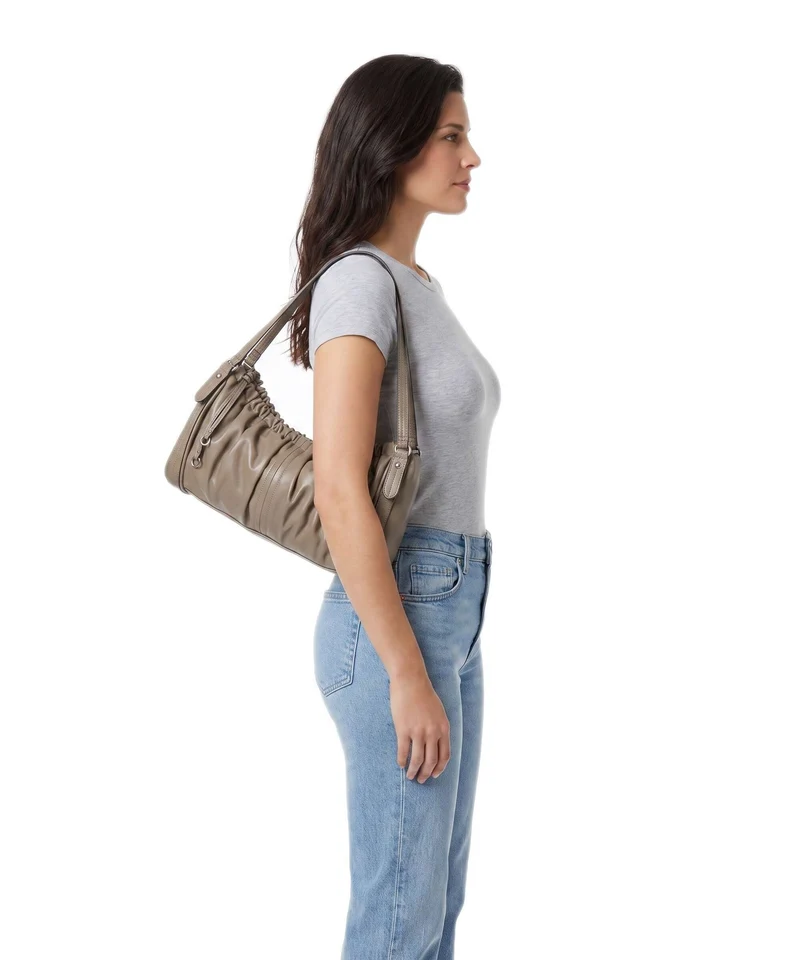 Liebeskind Faye Vintage Goat M Bolso de hombro neutral grey