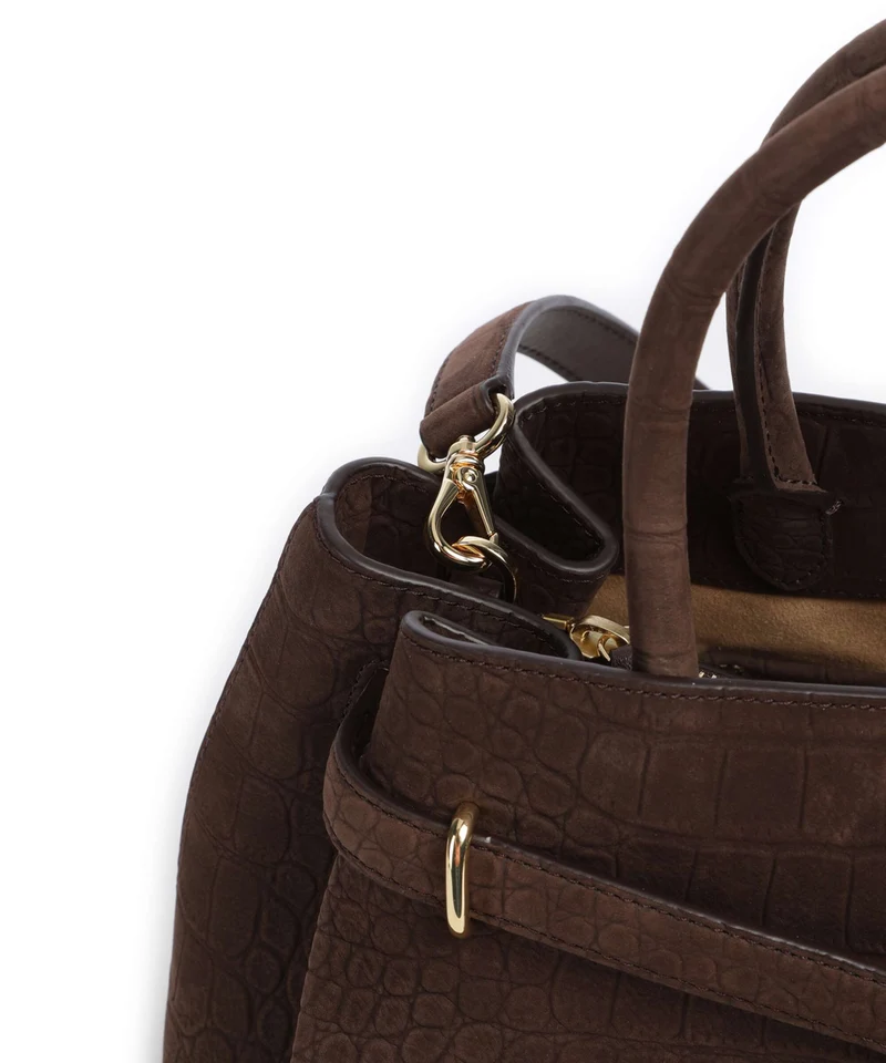 Lauren Ralph Lauren Blaike Large Bolso de mano chestnut brown