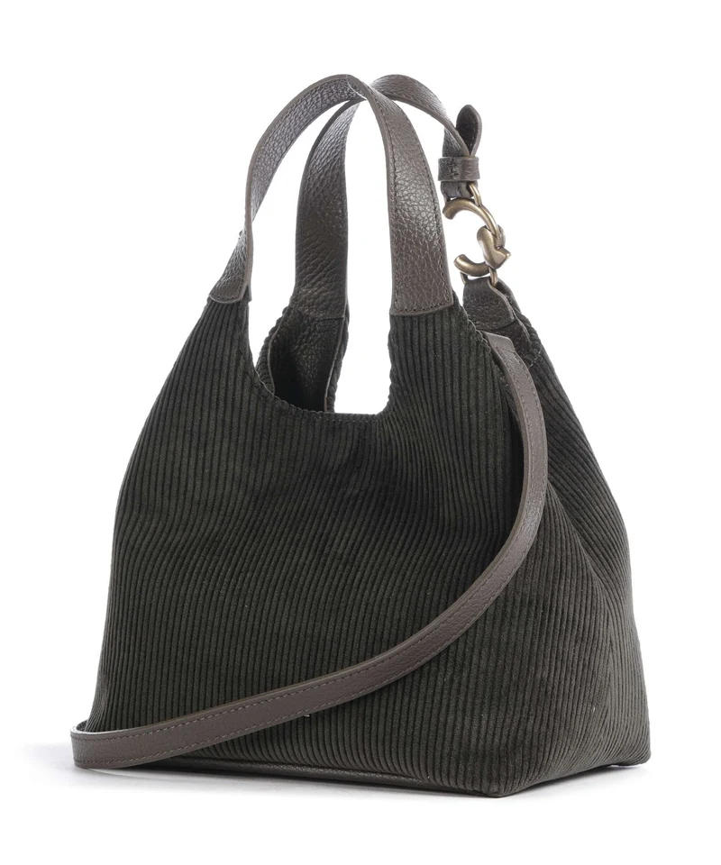 Coccinelle C-Easy Corduroy Bolso de mano fango