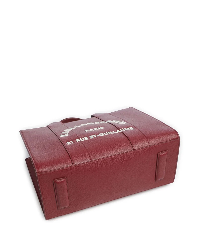 Karl Lagerfeld K/Rue St Guillaume Medium Bolso de mano dark cherry