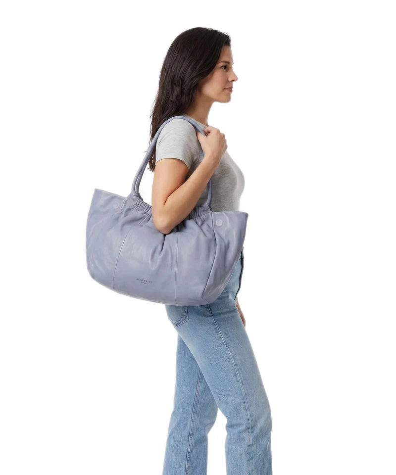 Liebeskind Cloud II Sheep Natural M Bolsa shopping flower blue
