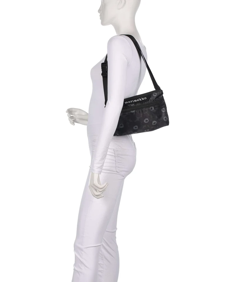 Marimekko Neat Unikko S Bolso de hombro black/dark grey